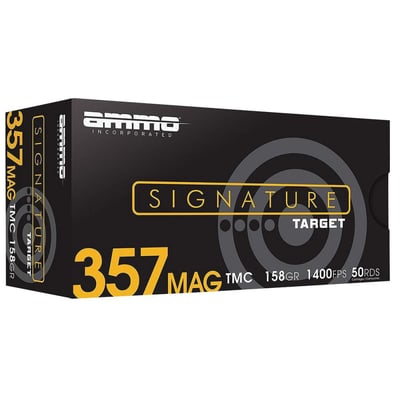 Ammo Inc Signature .357 Magnum 158 gr TMC 50rds - $19.99