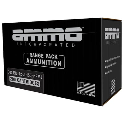 Ammo Inc Signature 300 AAC Blackout 150gr FMJ Rifle Ammo - 200 Rounds - $139.99  (Free S/H over $75 or Free store pickup)