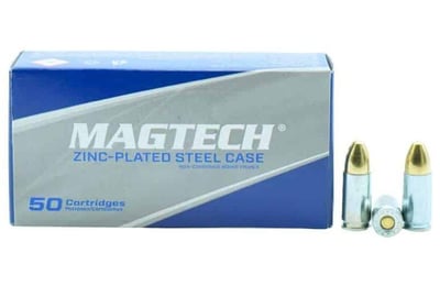 Magtech - 9mm - 115 Grain - FMJ - Steel Case - 1000 Rounds - $219.99 after code GUNDEALS10 + Free Shipping