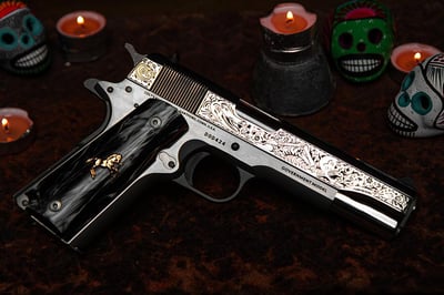 Colt 1911 Mexican Heritage Day Of The Dead 38 Super Talo 1 of 500 - $3299