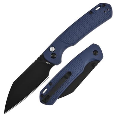 CJRB Pyrite-Light Pocket Knife, Folding Knife with 3.34'' AR-RPM9 Steel Blade Small Pocket Knife with Pocket Clip Blue - $25.49 + FREE Shipping
