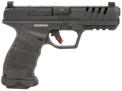 SAR USA SAR9 GEN3 SOCOM Optic Ready Pistol - 5.2" - Black - $399.99 