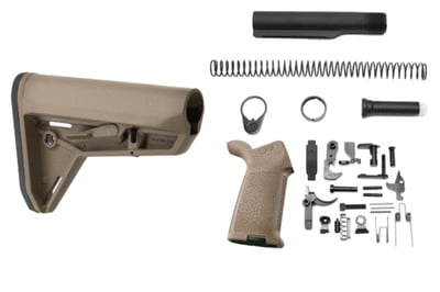 Magpul MOE SL AR-15 Lower Build Kit FDE - $129.95 
