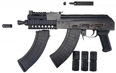 Pioneer Arms Hellpup PRO 7" 7.62X39 2-30Rd Syn Black - $608.75 