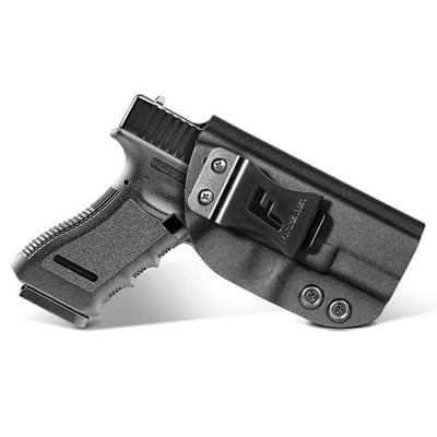 Glock 19 Holster, Forcenter IWB Kydex Holster Compatible with Glock 17/19/19X/23/26/32/44/45 Gen (1-5) Pistol Right Hand Draw Adjustable Comfortable No-Scratch - $14.42 After Code “HLWL2WJ5” (15%OFF)  + FREE Shipping