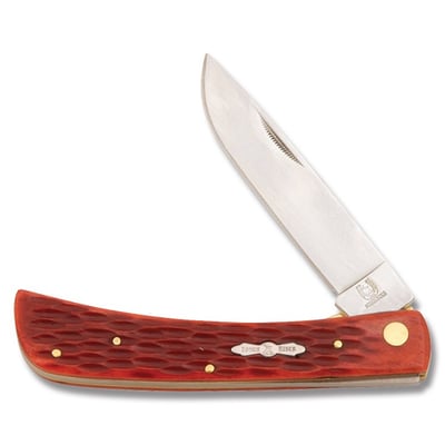 Rough Rider Work Linerlock 4.6875" with Red Jigged Bone Handle and 440A Stainless Steel Plain Edge Blade Model RR304 - $15.98 (Free S/H over $89)