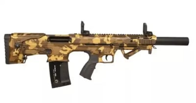 Panzer Arms BP12 12 GA 20" Barrel 5rd Semi-Auto Bullpup Shotgun, Rhodesian Camo - $297.96