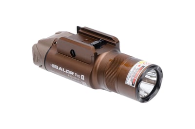 Olight Baldr Pro R 1350 Lumen Rechargeable Weapon Light and Green Laser Sight - Tan - $99.95