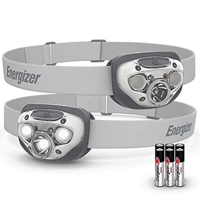 Energizer LED Headlamp PRO (2-Pack), IPX4 Water Resistant Headlamp, High-Performance Head Light for Camping, Running, Storm, Survival LED Light for Emergencies and First Aid Kit (Batteries Included) - $15.98 + FREE Shipping