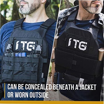 OneTigris Low Profile Tactical Vest (Black, Gray, Multicam) from $65.98 (Free S/H over $25)