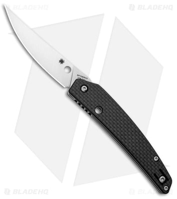 Spyderco Ikuchi Compression Lock Knife Carbon Fiber (3.26" Satin) - $140.00 (Free S/H over $99)