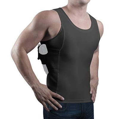 Men’s Compression Concealed Carry Holster Tank Top Shirt - $25.99 + Free Shipping