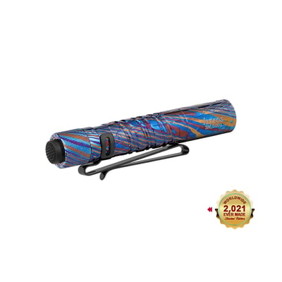 Olight USA i3T AAA Flashlight - Titanium Damascus - $116.95 w/code "GUNDEALS" (Free S/H over $49)