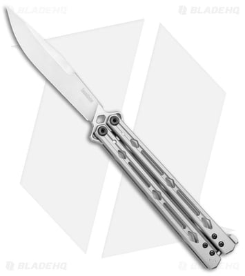 Kershaw Lucha Balisong Butterfly Knife Stainless Steel (4.5" Stonewash) 5150 - $109.99 (Free S/H over $99)