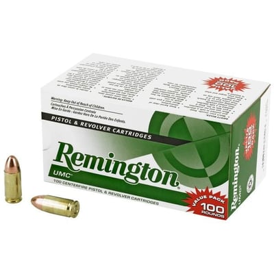 Remington UMC 9MM 115 Grain Full Metal Jacket - 1200 Rnds - $299 (Free S/H)