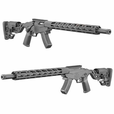 Ruger Precision Rimfire .22 Long Rifle Bolt Action Rifle 18" Barrel 15 Rounds M-LOK Handguard Black - $449.00  ($10 S/H on Firearms)