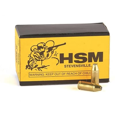 HSM Training Ammo, 9mm, FMJ, 115 Grain, 500 Rounds, Remanufactured/Blem. - $75.99 (Buyer’s Club price shown - all club orders over $49 ship FREE)