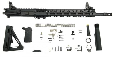PSA 16" 5.56 NATO 1:7 Midlength Nitride 13.5" Lightweight M-Lok MOE EPT Rifle Kit w/ MBUS Sight Set - $719.99