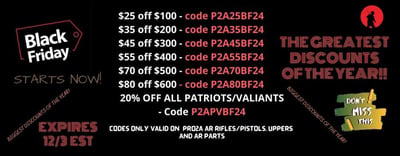 Pro2A Tactical - Black Friday Discount Codes Active Now