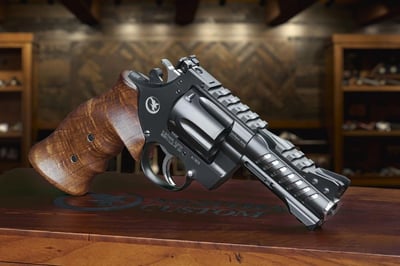 Nighthawk Customs Korth NXR .44 MAG 4" 6 Round Turkish Walnut Wood Grips Revolver - $5199 