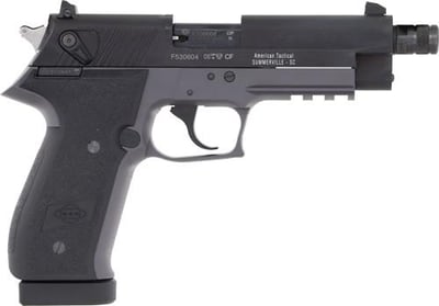 ATI GSG FireFly .22 LR 13rd, 4.90" Black Threaded Barrel, Aluminum Frame & Serrated Slide, Smoke Gray, Textured Grip, Smoke Gray - $247.59