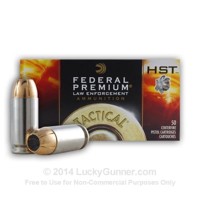 Federal Premium Law Enforcement 40 S&W 165 gr HST JHP 50 Rounds - $30 