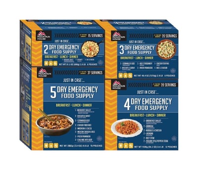 Mountain House 14 Day Emergency Food Supply - $240 (Free S/H over $25)