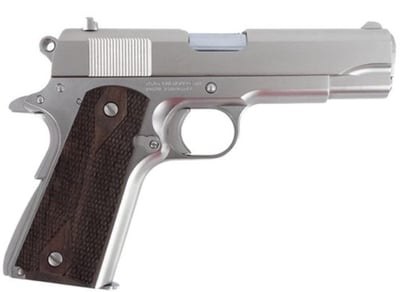 Tisas 1911 Tank Comander 4.25" 45 ACP Nickel 7rd - $422.99 