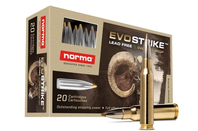 Norma .308 Win -139 Gr – Polymer Tip Boat Tail – LEAD FREE – Norma EVOstrike 20 Rounds - $38.99 (Free S/H over $149)