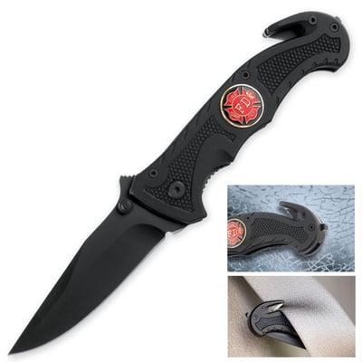 Ridge Runner RR490 Firefighter Tactical Folding Knife 2 For 1 Special - $9.99