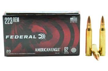 Federal - American Eagle - 223 Rem - 62 Grain - FMJBT - $212 with code GUNDEALS10 
