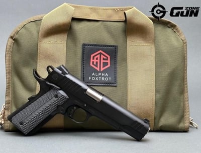 Alpha Foxtrot AF1911-S-80S HGA 45ACP 5IN BBL BLACK QPQ Finish 7+1 45ACP NOVAK 3-Dot Sights - $695 FREE Shipping!