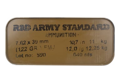 Red Army Standard, 7.62x39mm, 122gr