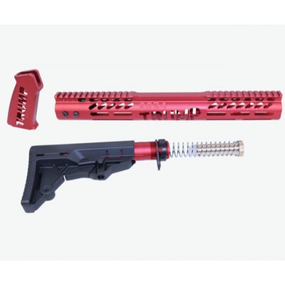 AR-15 ‘TRUMP 2024 SERIES’ Limited Edition Complete Furniture Set - ANODIZED RED - $329.95 