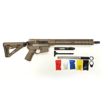 AR-15 FDE Rifle Kit 16" Stainless Barrel 15"/ FDE Keymod Rail Handguard - Discount code :SAVE - $594.36