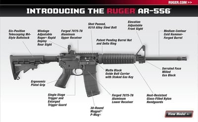 Ruger AR556 & Ruger 10/22 Package - $699.99