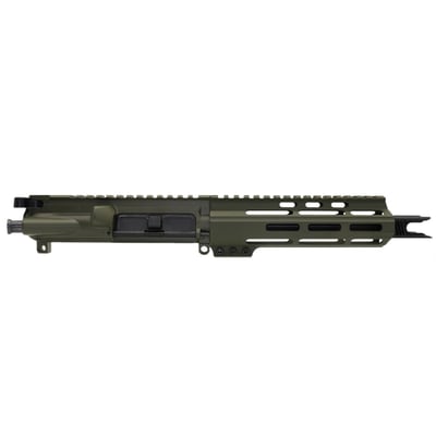 AR-9mm 7.5'' Barrel W/ 7" Keymod handguard Cerakote OD Green Pistol Upper Build UPK75 [ASSEMBLED] - $309.99  (Free Shipping)