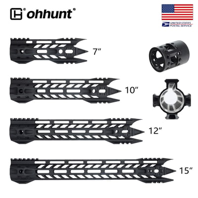 ohhunt Gen2 AR-15 Javelin Free Float M-LOK Handguard - $46.90