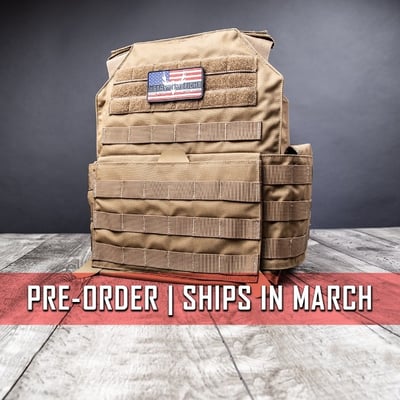 Preorder - AR500 Armor Testudo Lite Plate Carrier - $104 + Free S/H over $100