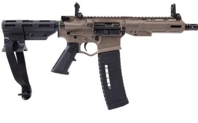 ATI Alpha Maxx w/ 60rd Magazine & Flip Up Sights (FDE) 7.5" 5.56x45mm NATO - $359.99
