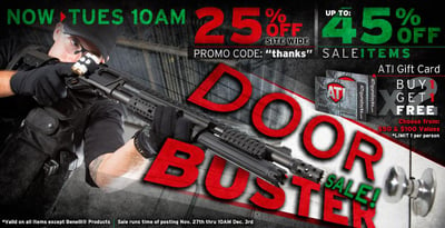 ATI Gunstocks Firearms Accessories with Promo Code "Thanks" - 25% off + FREE SHIP