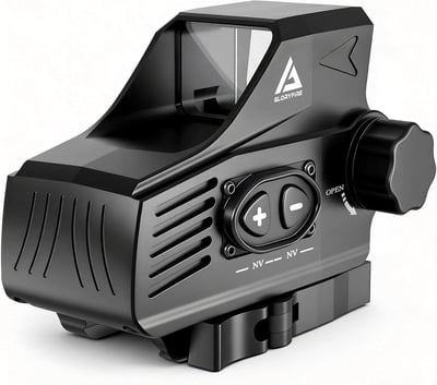 GLORYFIRE Holographic Sight 1x Magnification Red Dot 2 MOA Reticle Laser Diffraction Optical System Picatinny Mount IPX8 Waterproof(Use code 3FRBWVVJ) - $239.99 + FREE Shipping