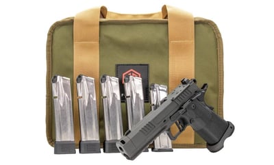 Alpha Foxtrot AF1911 Romulus Comp 9mm 4.25" Barrel 17/20-Rounds RMR/RMSc Footprint w/ 2 Mags, Range Bag Bundle - $1399 