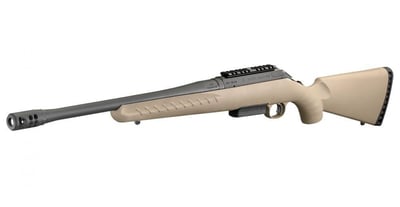 Ruger American Rifle Ranch 450 Bushmaster 16.12" 3 Rd with Flat Dark Earth Synthetic Stock - $439.99