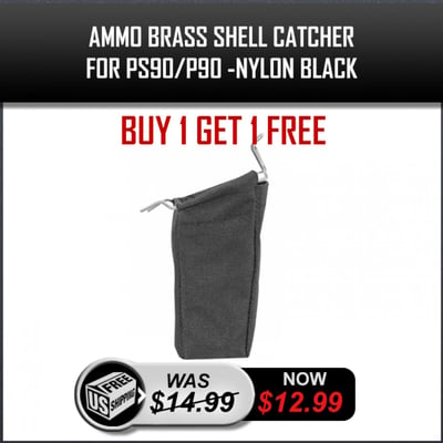 Ammo Brass Shell Catcher For PS90/P90 -Nylon Black - BUY 1 GET 1 FREE! $12.99 + Free Fast Shipping