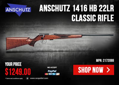 Anschutz 64 Series Sporting Rifles Now Available at Scopelist