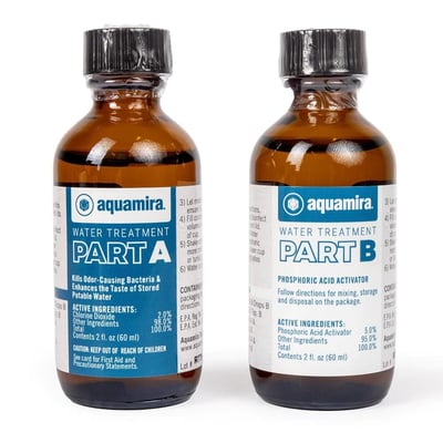 Chlorine Dioxide Water Treatment Drops by Aquamira (Two 2 oz. bottles) - $9.99 (Free S/H over $99)