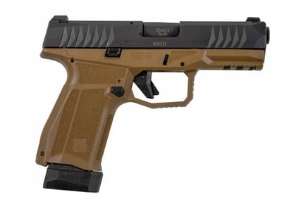 Arex Delta M Gen 2 9mm Semi Automatic Pistol Striker Fired 15rd & 17rd Mags 4" FDE Polymer Compact Frame - $217.77 