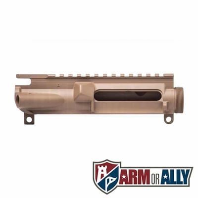 Arm or Ally AR15 FDE Stripped Upper Receiver - $58.00