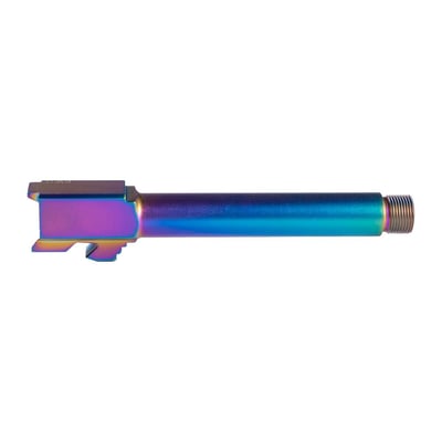 Match Grade - Glock 17 Compatible Threaded Barrel - Rainbow PVD - $49.99